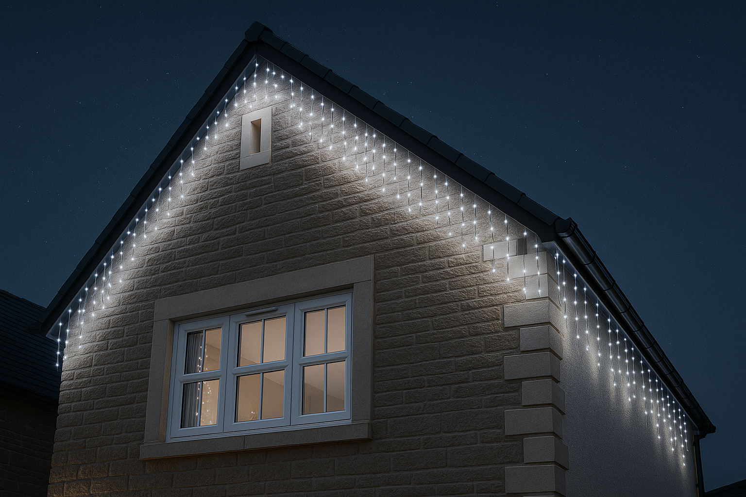 Монтаж уличных гирлянд