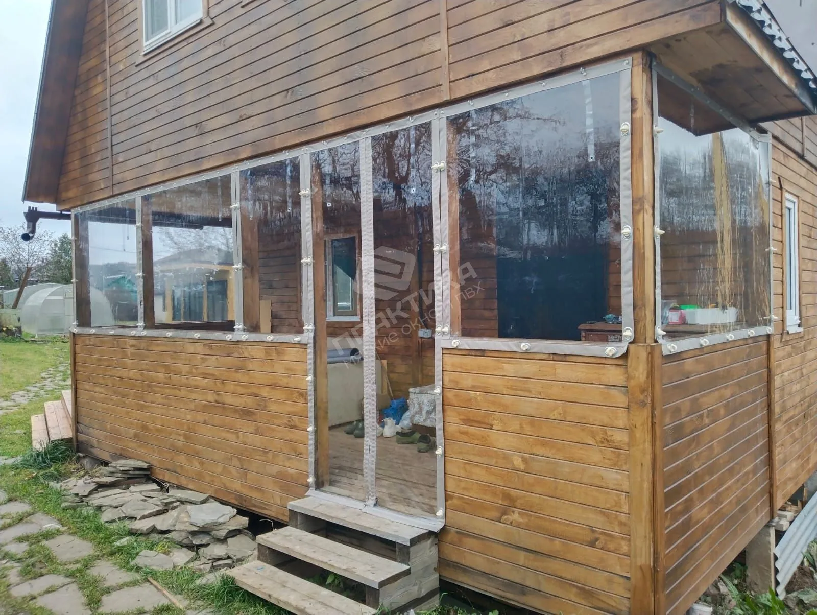 Мягкие двери ПВХ для беседок и веранд